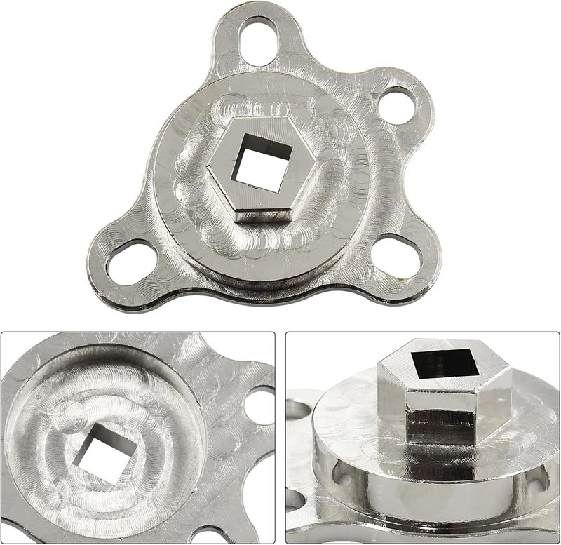 QGHAUC Crankshaft Turning Tool Engine Rotation Adapter Tool Compatible with Chevy Ford V8 Engines - Image 5